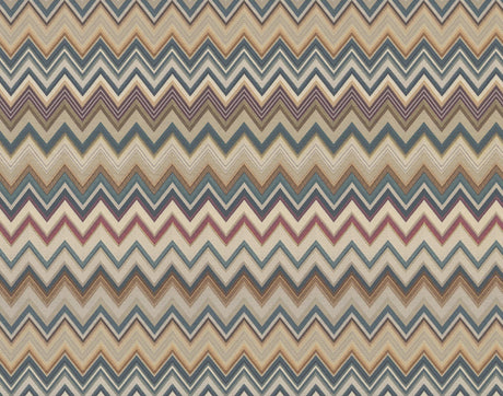 Missoni Happy Zig Zag Green/Brown Wallpaper