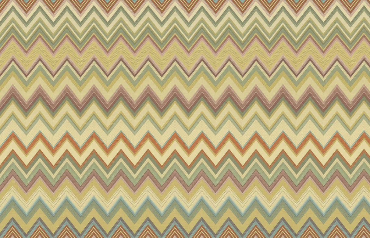 Missoni Happy Zig Zag Gold Wallpaper
