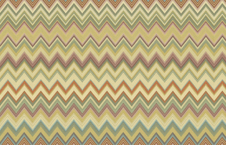 Missoni Happy Zig Zag Gold Wallpaper