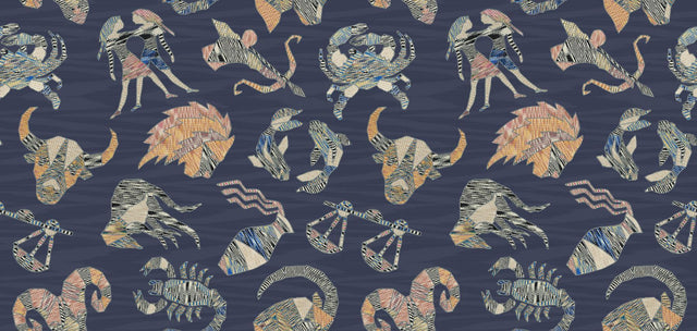 Missoni Constellations Blue Wallpaper
