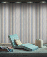 Missoni Striped Sunset Blue/Grey Wallpaper