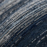Elaine Smith Textured Indigo Deep Blue 20"x20" Decorative Pillow