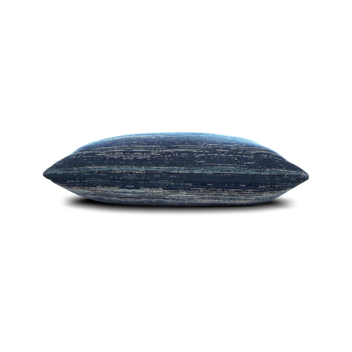 Elaine Smith Textured Indigo Deep Blue 20"x20" Decorative Pillow