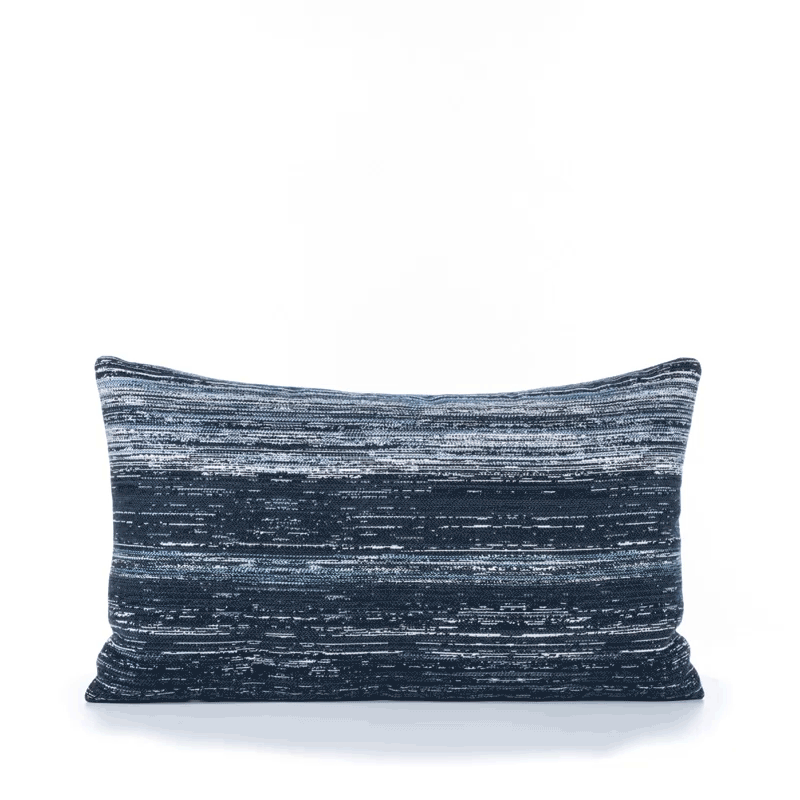 Elaine Smith Textured Indigo Deep Blue 12"x20" Decorative Pillow