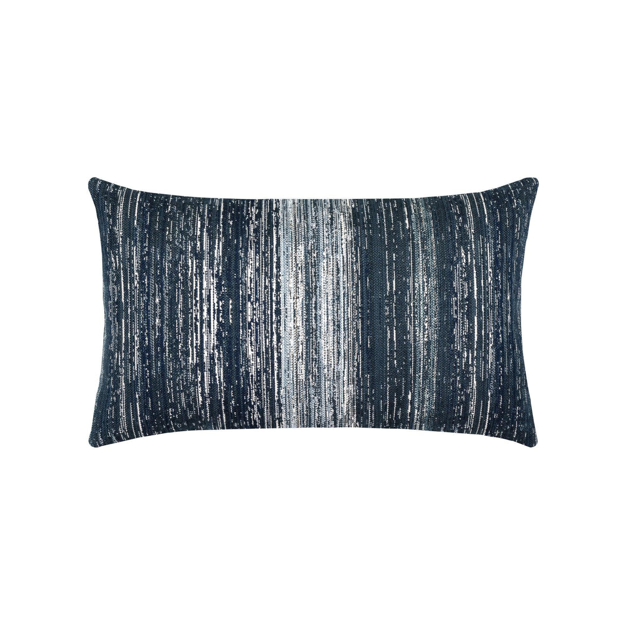 Elaine Smith Textured Indigo Deep Blue 12"x20" Decorative Pillow