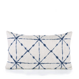Elaine Smith Trilogy Indigo Blue 12"x20" Decorative Pillow