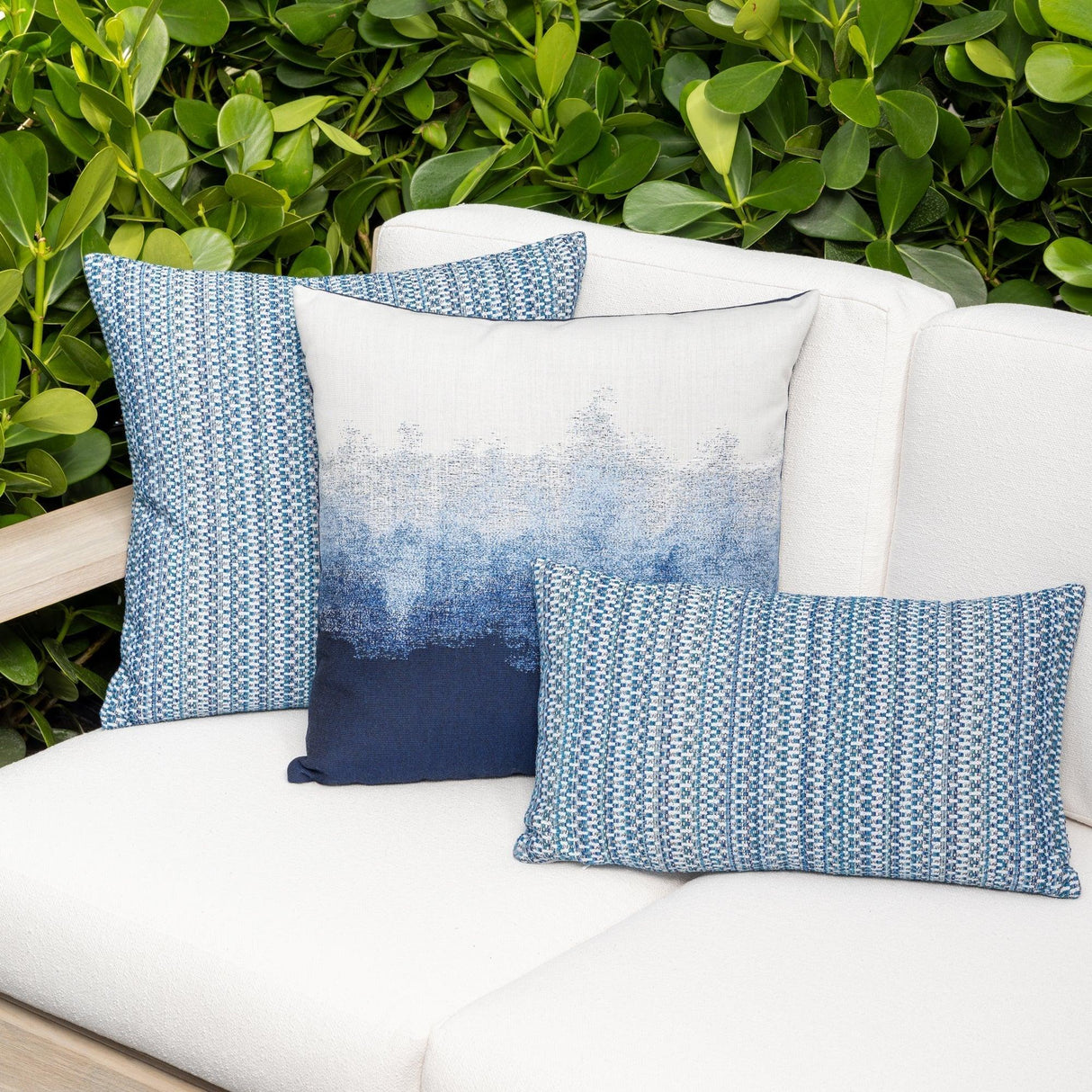Elaine Smith Artful Midnight Blue 20"x20" Decorative Pillow