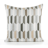 Elaine Smith Chiseled Camel Gray 20"x20" Decorative Pillow