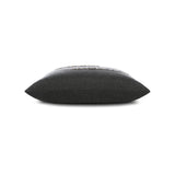Elaine Smith Micro Fringe Carbon Black 20"x20" Decorative Pillow