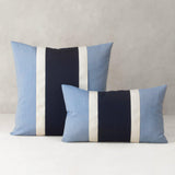 Elaine Smith Nevis Ocean Blue 20"x20" Decorative Pillow