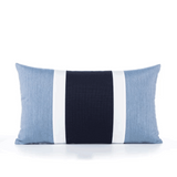 Elaine Smith Nevis Ocean Blue 12"x20" Decorative Pillow