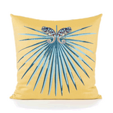 Elaine Smith Chameleon Lagoon Multi 22"x22" Decorative Pillow
