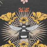 Elaine Smith Honey Bee Black 12"x20" Decorative Pillow