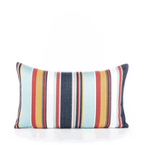 Elaine Smith Sicily Stripe Multi 12"x20" Decorative Pillow