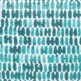 Elaine Smith Thumbprint Aruba Teal 12"x20" Decorative Pillow