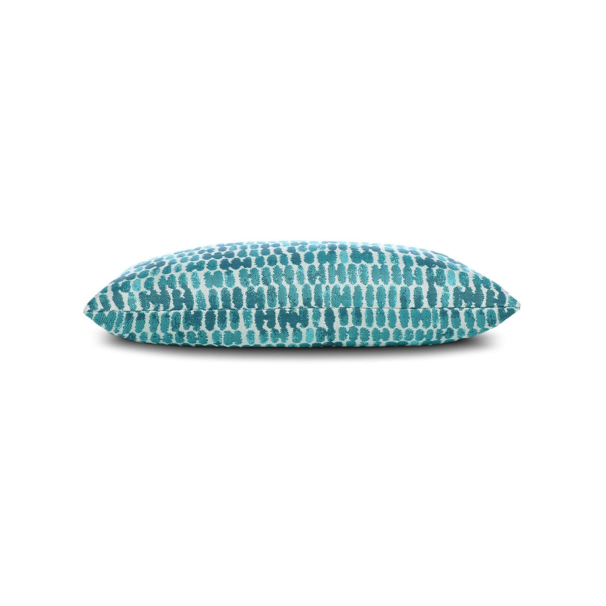 Elaine Smith Thumbprint Aruba Teal 12"x20" Decorative Pillow