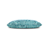 Elaine Smith Thumbprint Aruba Teal 12"x20" Decorative Pillow