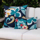 Elaine Smith Floral Impact Multi 22"x22" Decorative Pillow