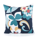 Elaine Smith Floral Impact Multi 22"x22" Decorative Pillow
