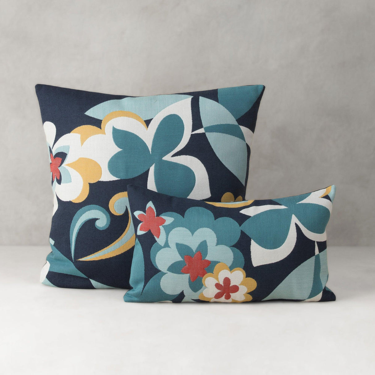 Elaine Smith Floral Impact Multi 12"x20" Decorative Pillow