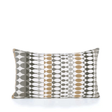 Elaine Smith Modern Oval Dune Multi 12"x20" Decorative Pillow