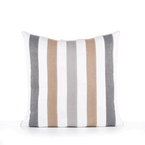 Elaine Smith Dune Stripe Gray 20"x20" Decorative Pillow