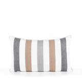 Elaine Smith Dune Stripe Gray 12"x20" Decorative Pillow