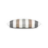 Elaine Smith Dune Stripe Gray 12"x20" Decorative Pillow