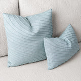 Elaine Smith Tidal Glacier Light Blue 20"x20" Decorative Pillow