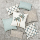Elaine Smith Tidal Glacier Light Blue 12"x20" Decorative Pillow