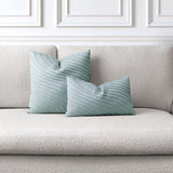 Elaine Smith Tidal Glacier Light Blue 12"x20" Decorative Pillow