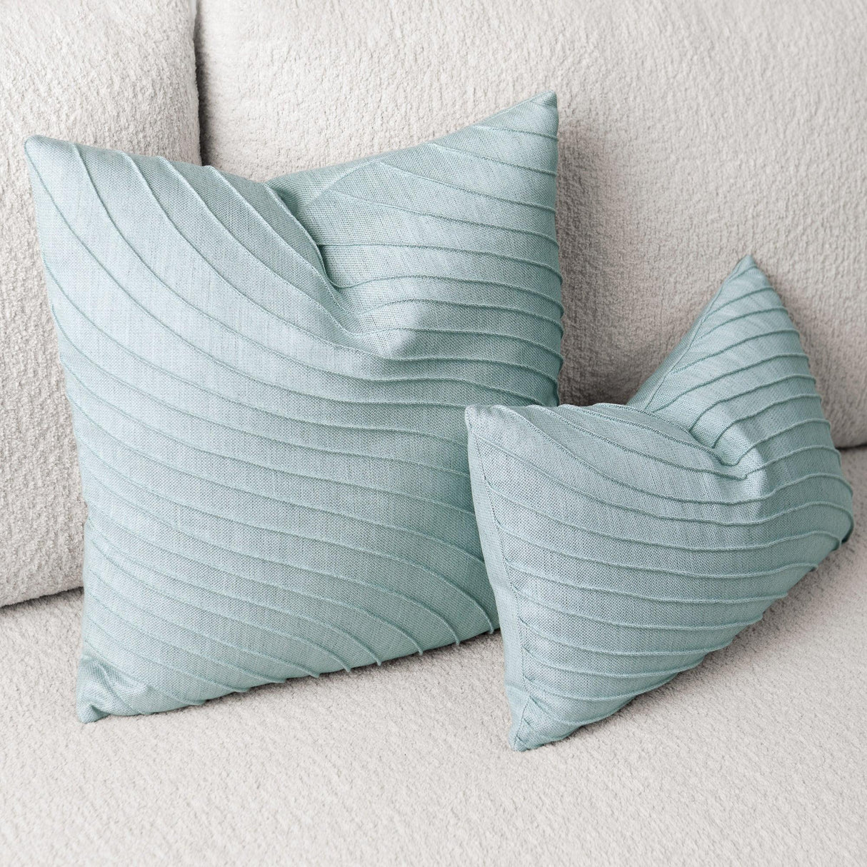 Elaine Smith Tidal Glacier Light Blue 12"x20" Decorative Pillow