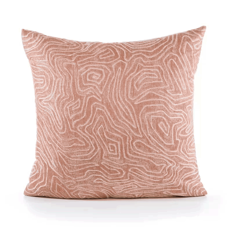 Elaine Smith Chari Spice Orange 20"x20" Decorative Pillow