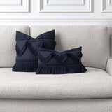 Elaine Smith Tavarua Indigo Deep Blue 20"x20" Decorative Pillow