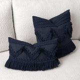Elaine Smith Tavarua Indigo Deep Blue 20"x20" Decorative Pillow