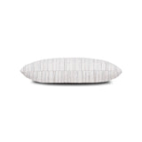 Elaine Smith Luxe Stripe Pebble White 12"x20" Decorative Pillow