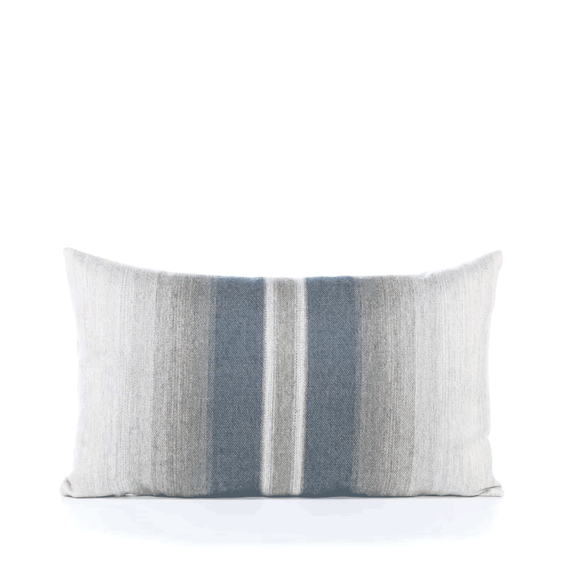 Elaine Smith Ombre Indigo Blue 12"x20" Decorative Pillow