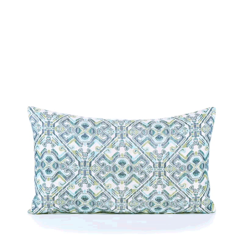 Elaine Smith Delphi Multi 12"x20" Decorative Pillow