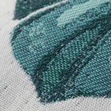 Elaine Smith Leaf Lagoon Teal 22"x22" Decorative Pillow