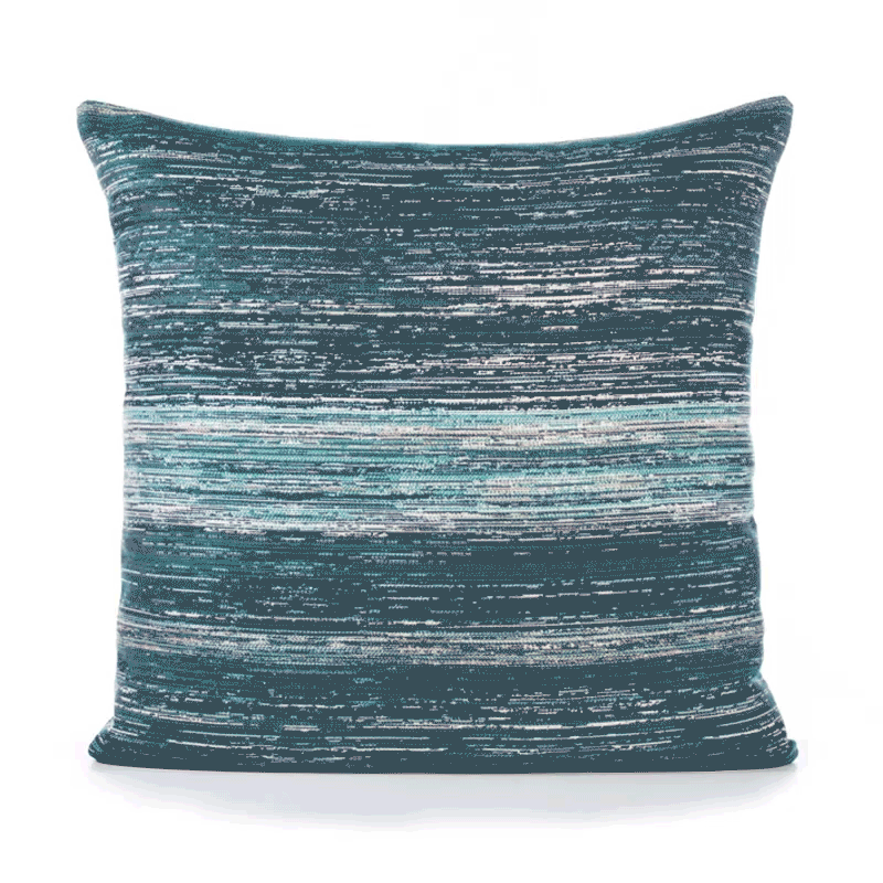Elaine Smith Textured Lagoon Teal 20"x20" Decorative Pillow