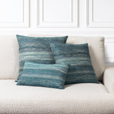 Elaine Smith Textured Lagoon Teal 12"x20" Decorative Pillow