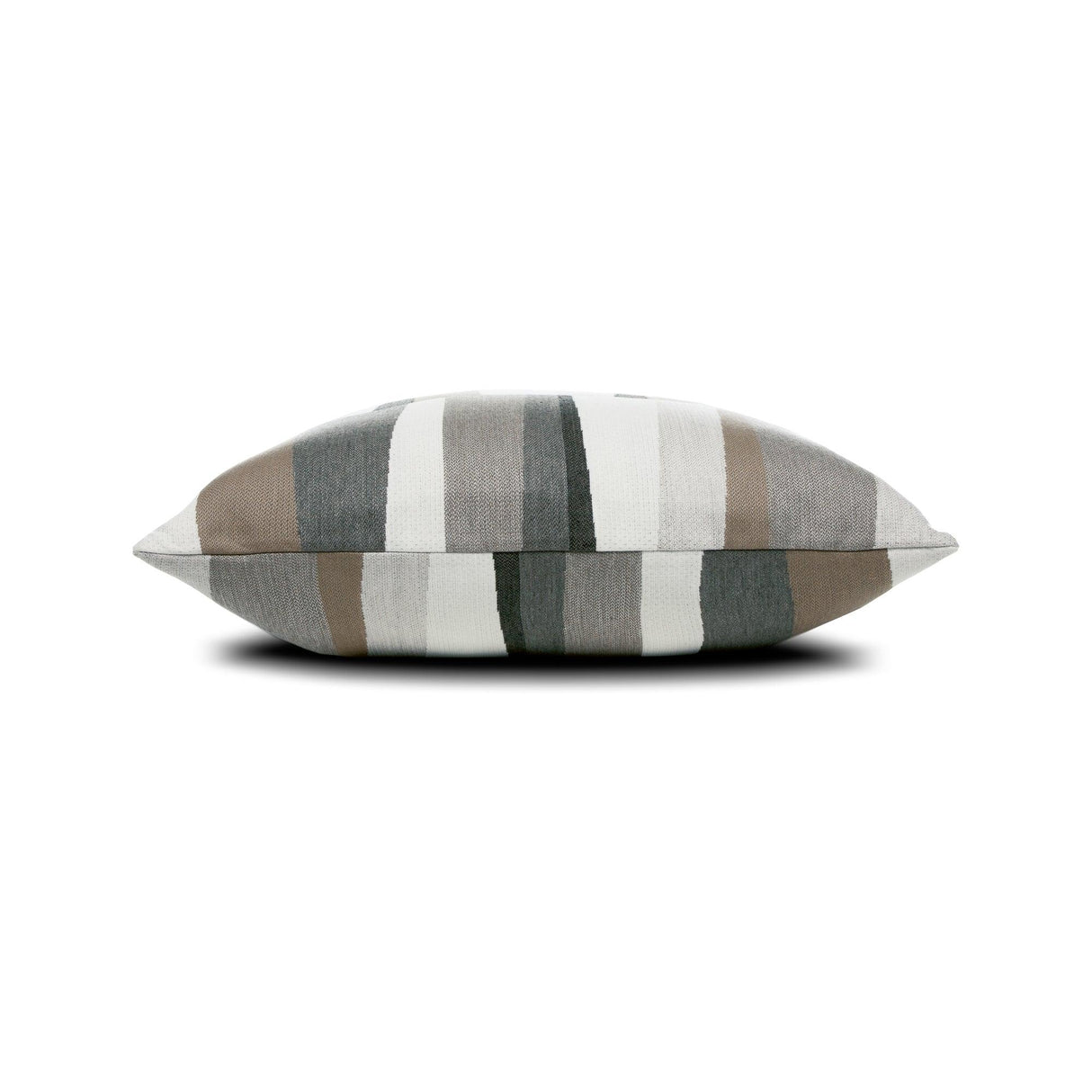 Elaine Smith Strata Grigio Gray 22"x22" Decorative Pillow