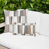 Elaine Smith Strata Grigio Gray 12"x20" Decorative Pillow