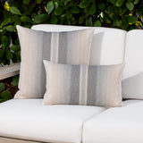 Elaine Smith Ombre Grigio Gray 12"x20" Decorative Pillow