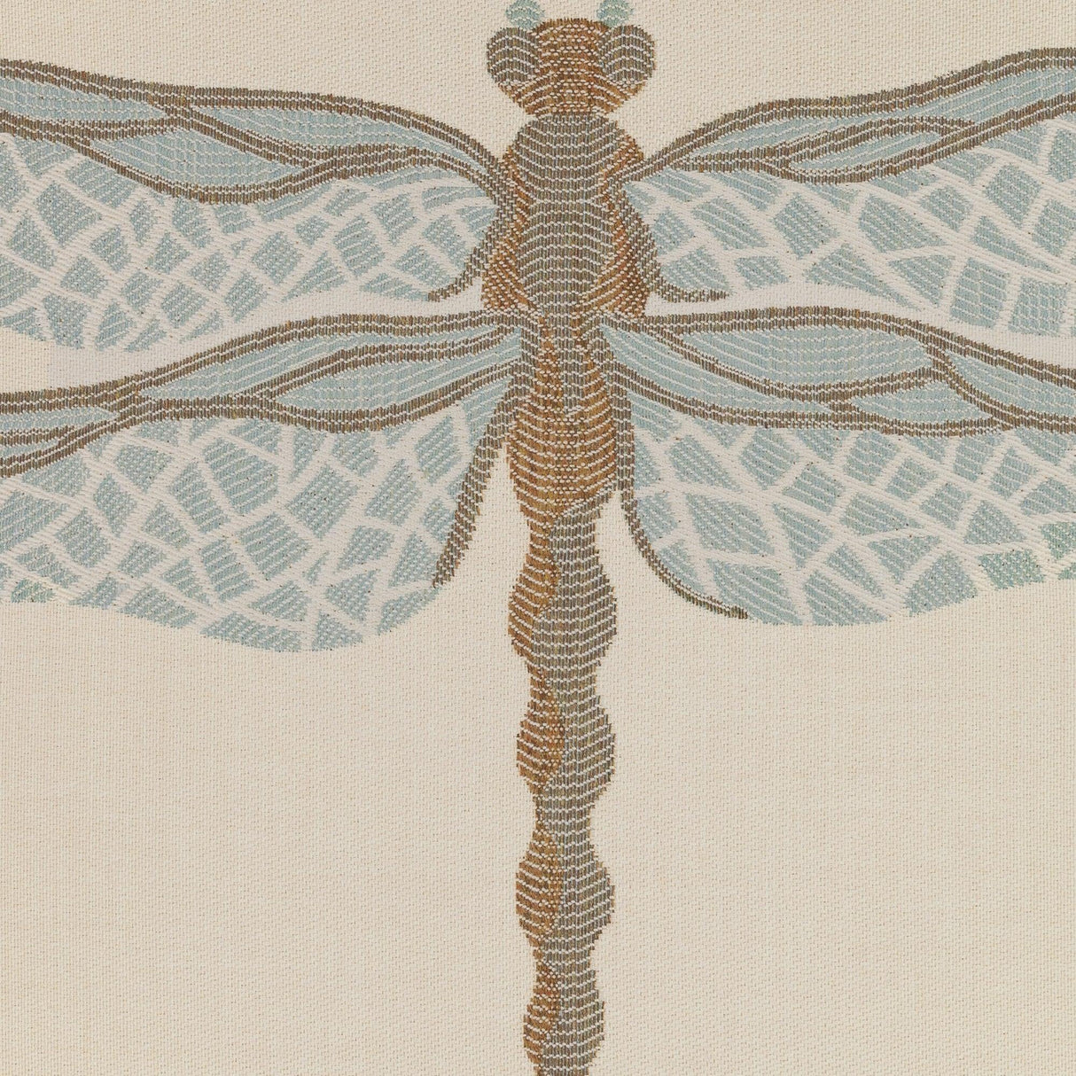 Elaine Smith Dragonfly Spa Light Blue 20"x20" Decorative Pillow