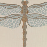 Elaine Smith Dragonfly Spa Light Blue 20"x20" Decorative Pillow