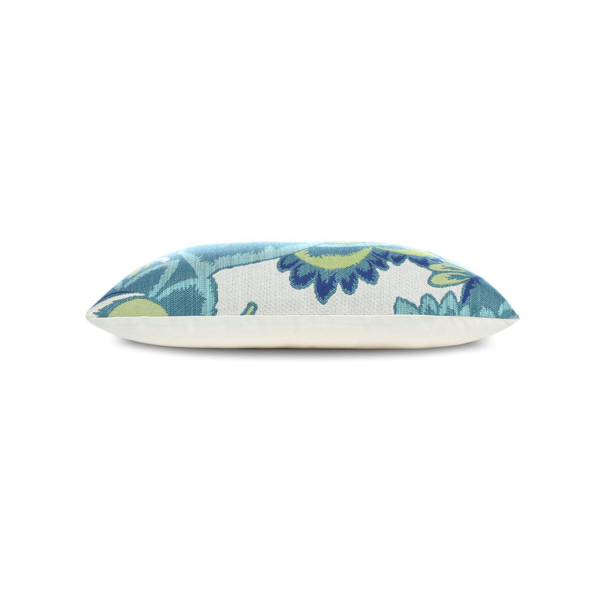 Elaine Smith Floral Wave Teal 12"x20" Decorative Pillow
