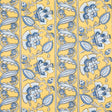 Schumacher Marielle Vine Yellow & Delft Fabric