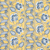 Schumacher Marielle Vine Yellow & Delft Fabric