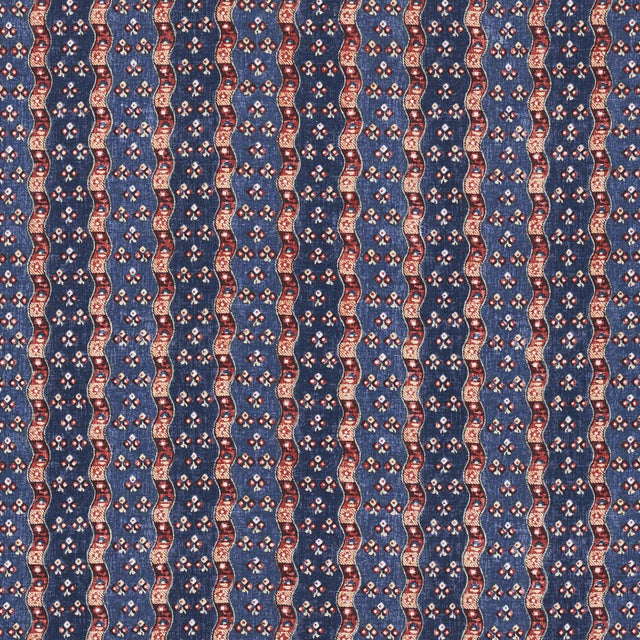 Schumacher Ottilie Stripe Document Fabric